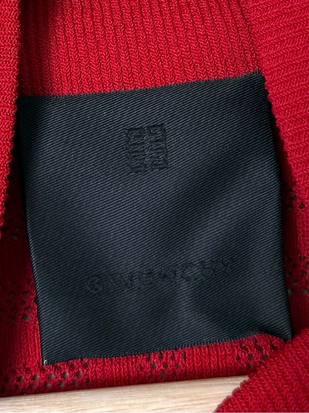 Givenchy Red 4G Logo Sheer Knit Turtleneck Sweater NWT Size Small - Picture 5 of 8
